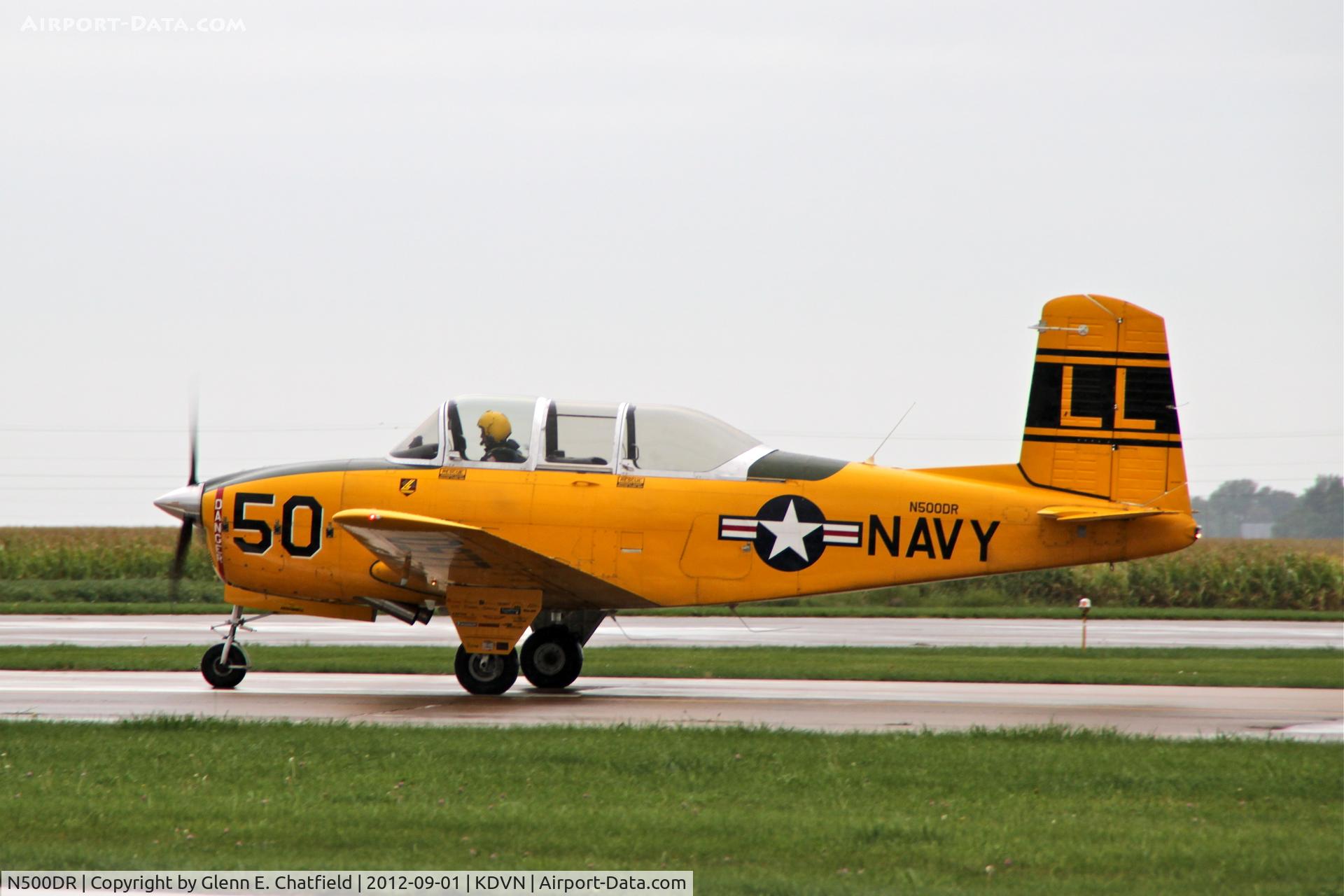N500DR, 1954 Beech T-34A (A45) Mentor Mentor C/N G-31, Quad Cities Air Show