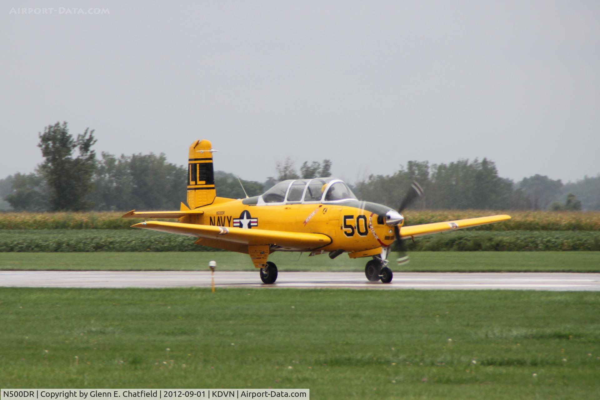 N500DR, 1954 Beech T-34A (A45) Mentor Mentor C/N G-31, Quad Cities Air Show