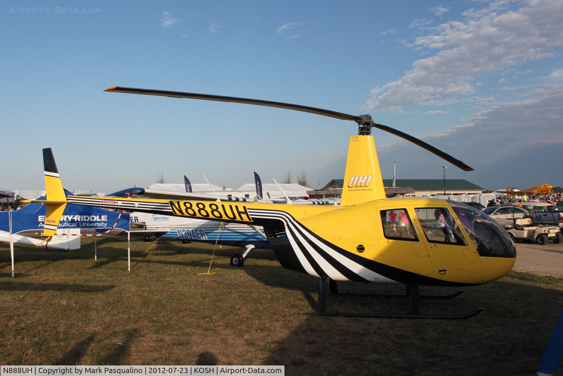 N888UH, 2008 Robinson R44 II C/N 12215, Robinson R44 II