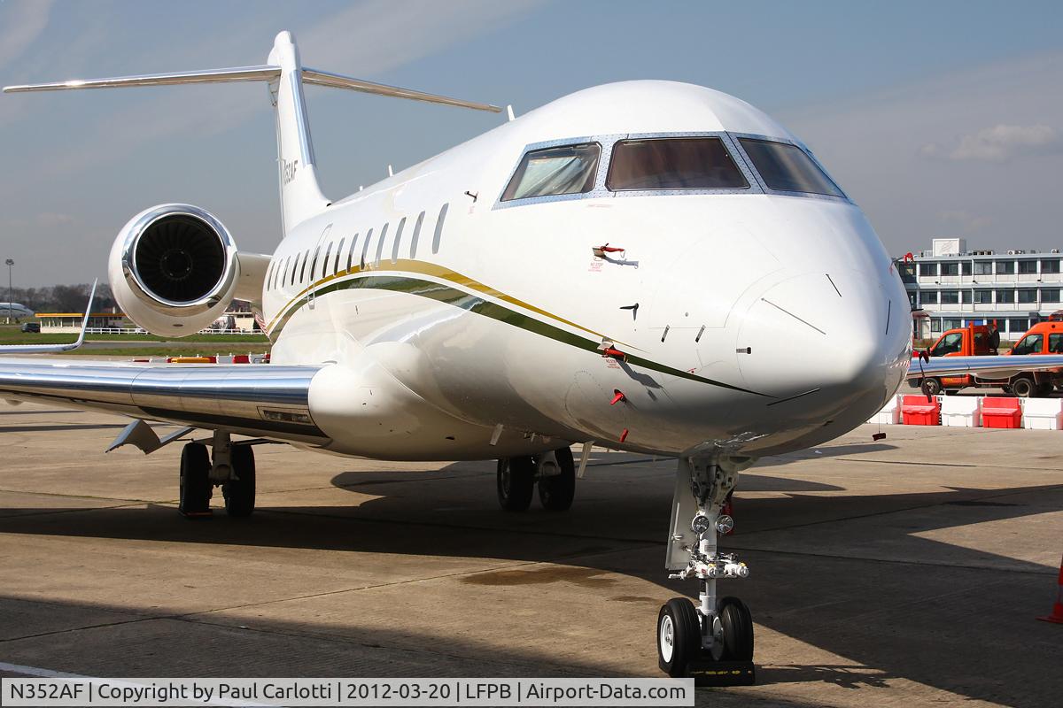 N352AF, 2008 Bombardier BD-700-1A11 Global 5000 C/N 9302, Operated by Meridian Air Charter.