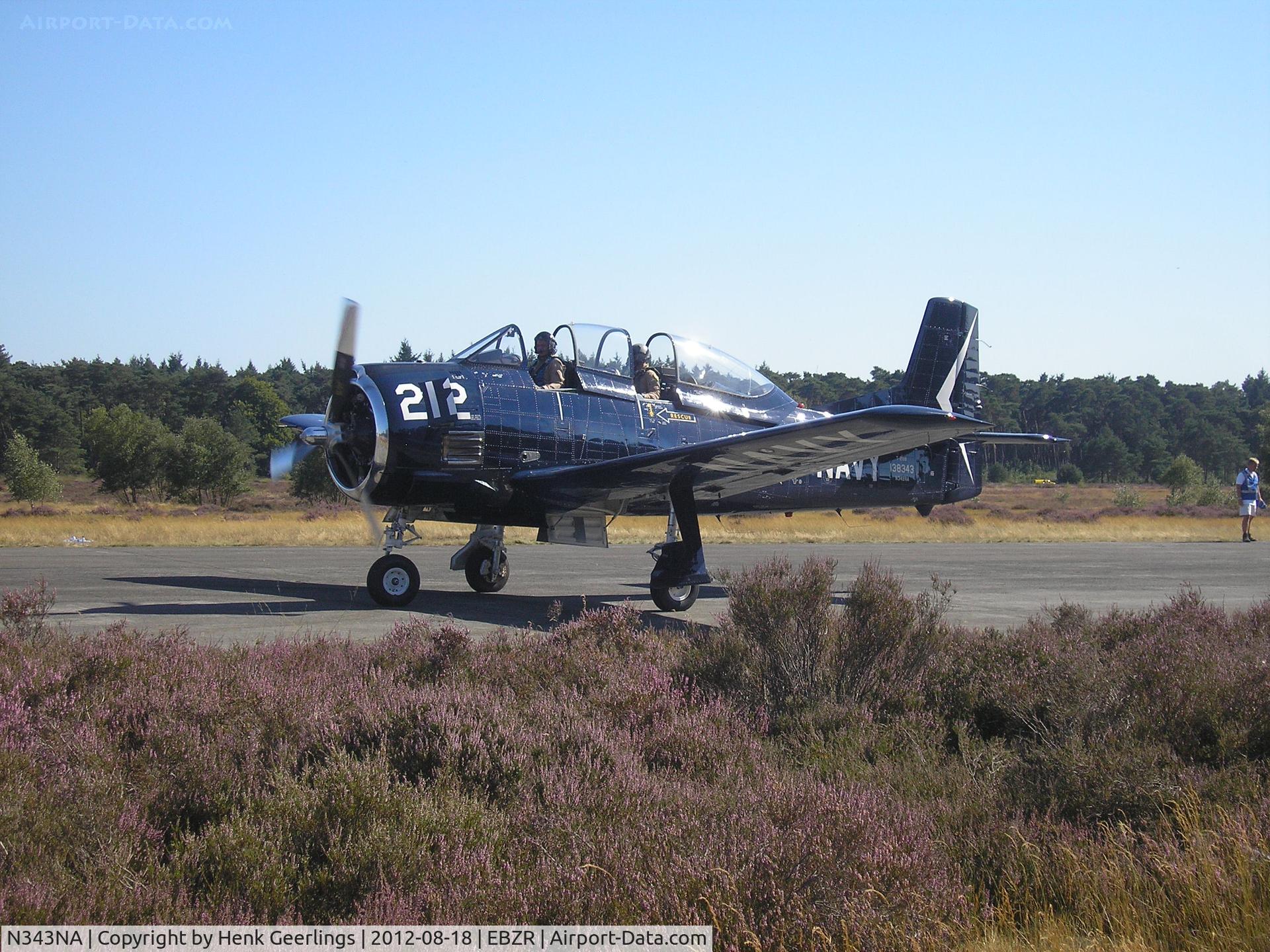 N343NA, 1955 North American T-28B Trojan C/N 200-414, Fly In