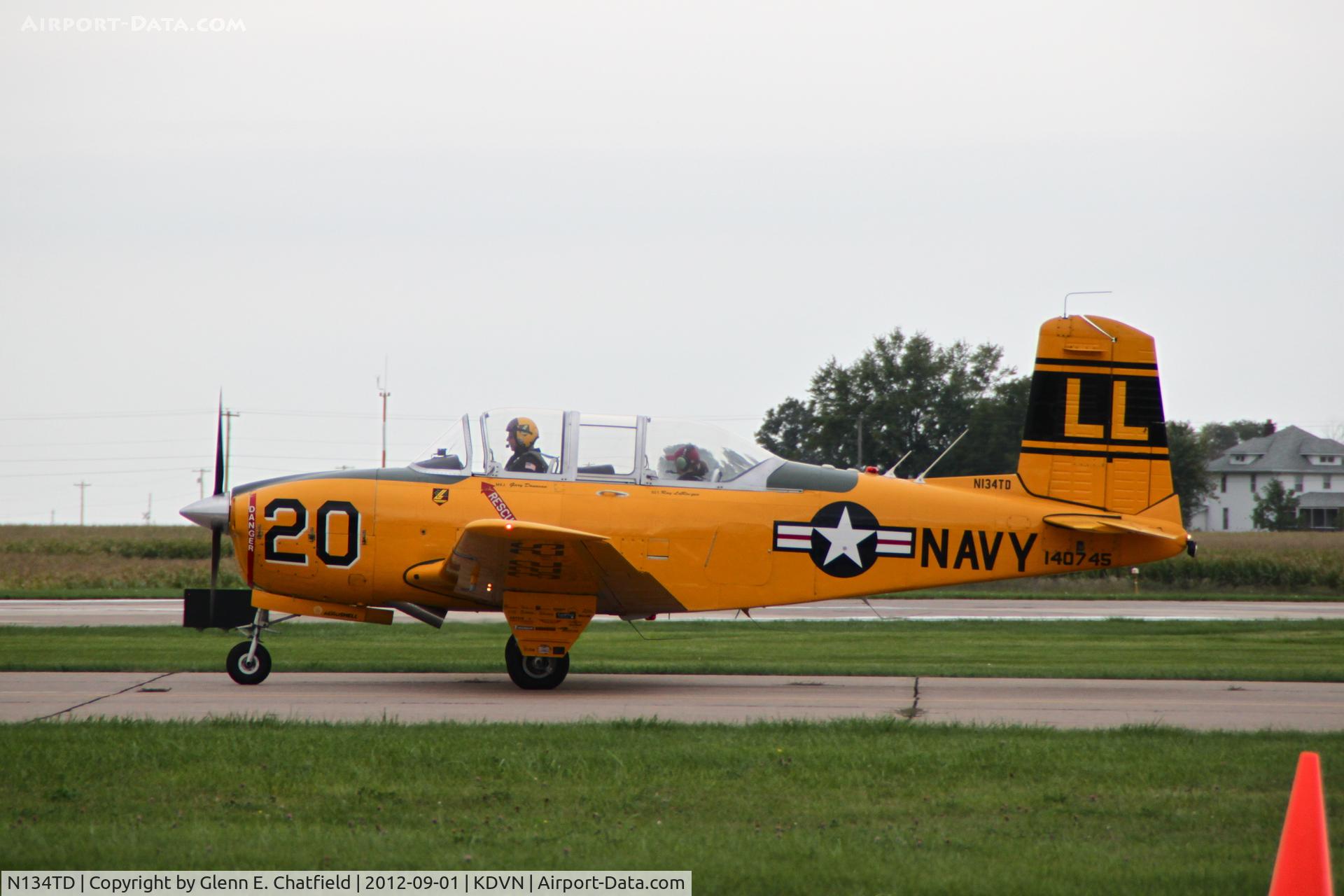 N134TD, Beech T-34B C/N BG-79, Quad Cities Air Show