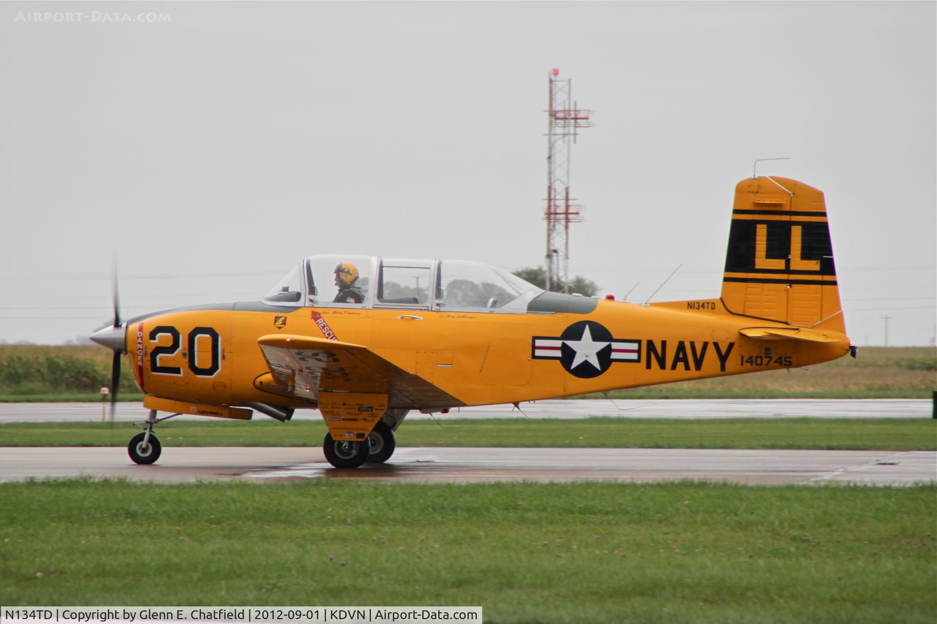 N134TD, Beech T-34B C/N BG-79, Quad Cities Air Show