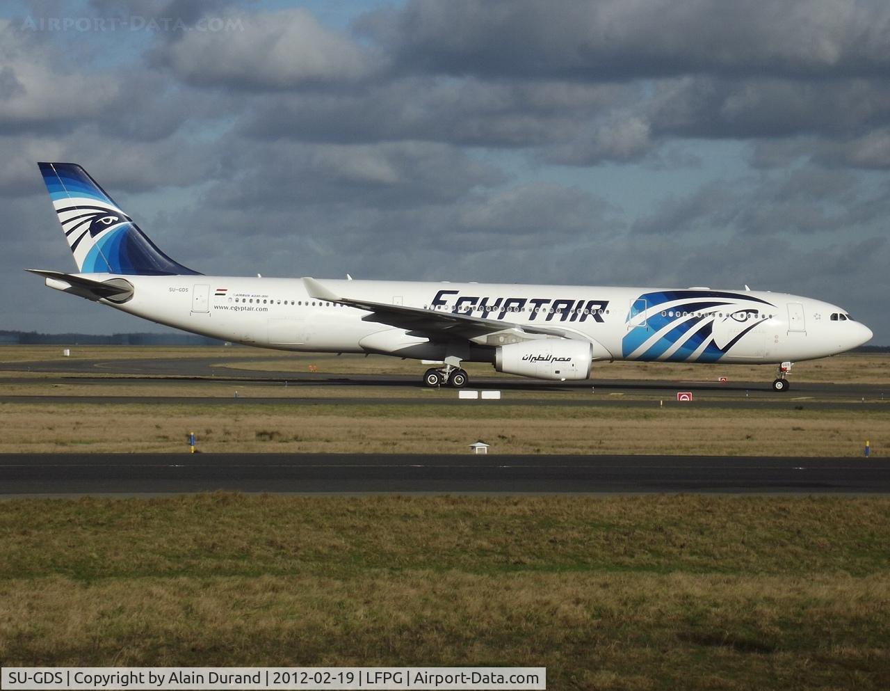 SU-GDS, 2010 Airbus A330-343X C/N 1143, Ferried from TLS to CAI on 2010-08-28 on dely flight, and was introduced into service to CDG and back shortly afterward and for over a year, on an exclusive basis !