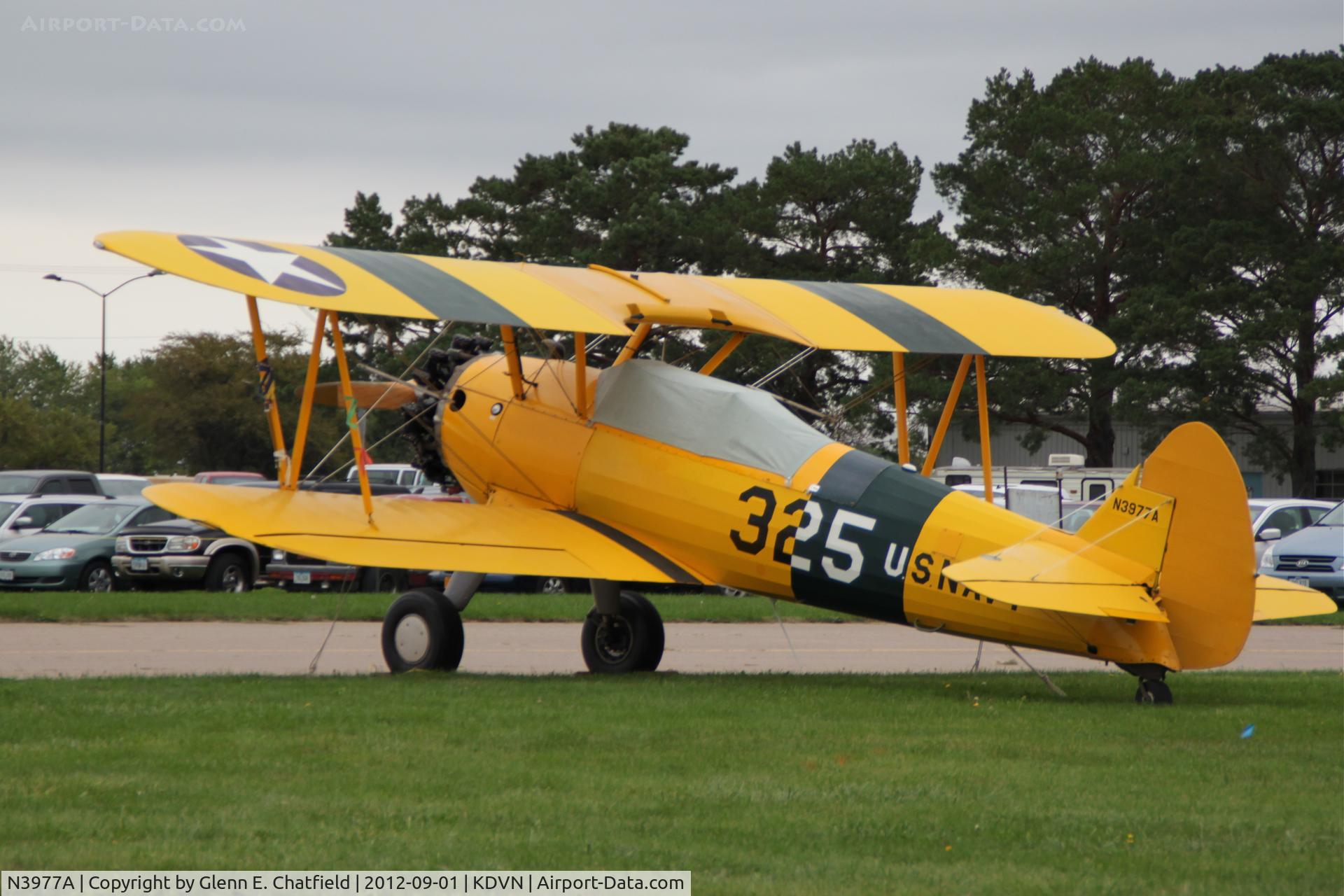 N3977A, 1983 Boeing 75 C/N AR-27, Quad Cities Air Show