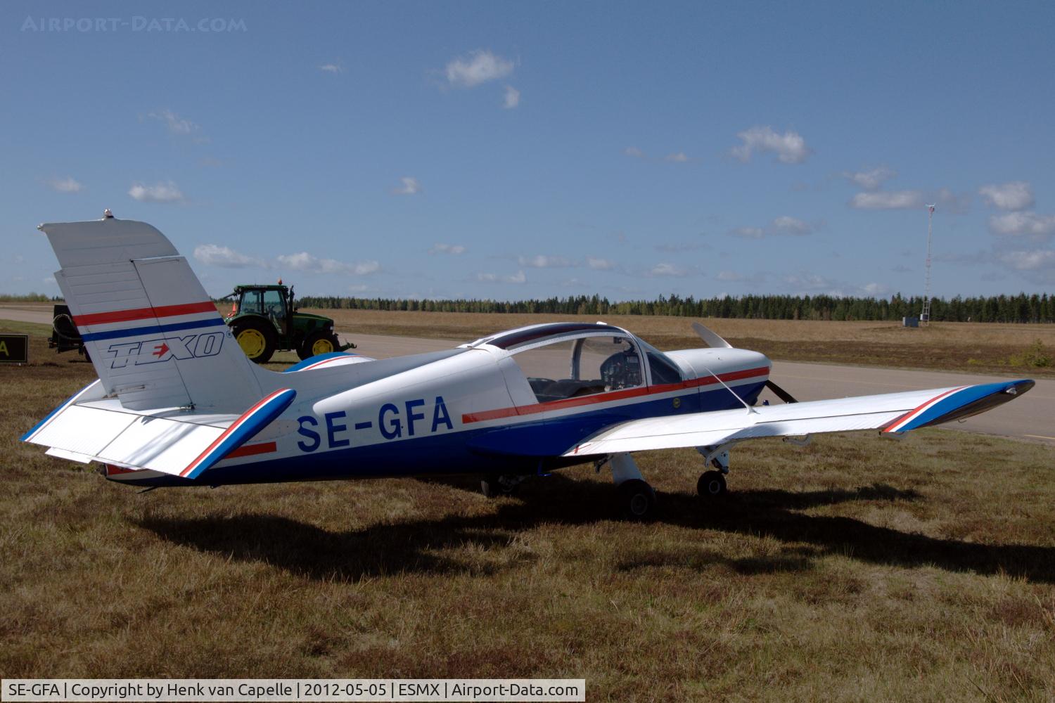 SE-GFA, 1973 Morane-Saulnier MS.893A Commodore 180 C/N 12004, MS.893A, aka Rallye 180, parked at Småland Airport, Växjö, Sweden.