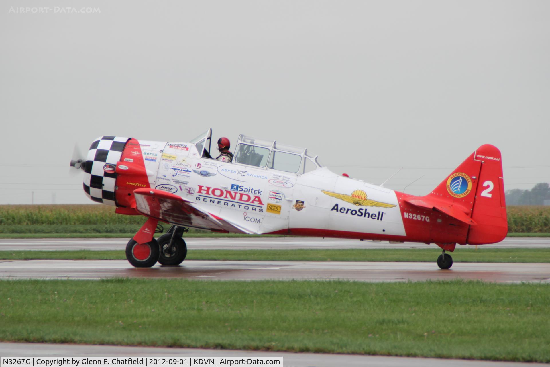 N3267G, 1943 North American SNJ-5 Texan C/N 88-15114, Quad Cities Air Show