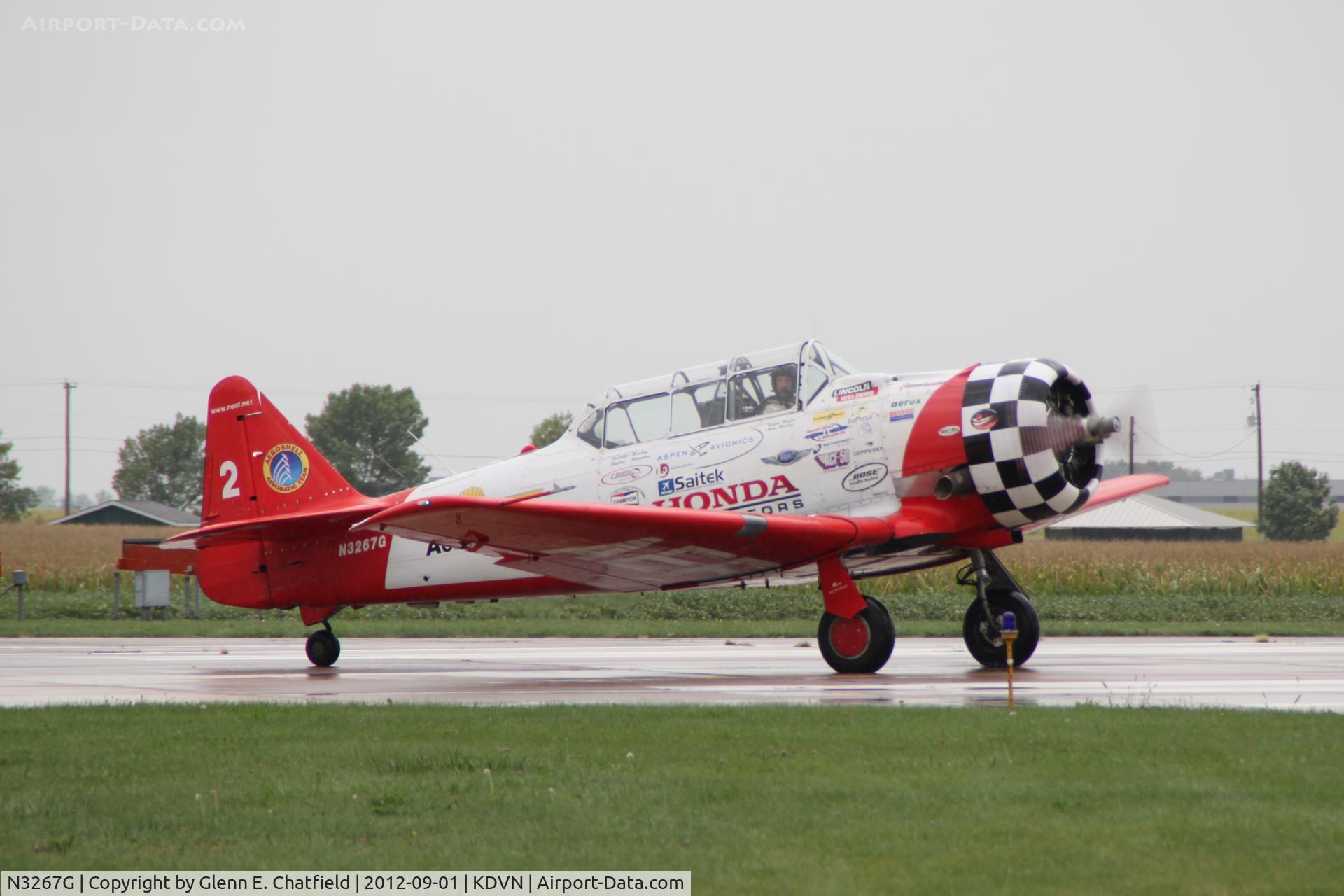 N3267G, 1943 North American SNJ-5 Texan C/N 88-15114, Quad Cities Air Show