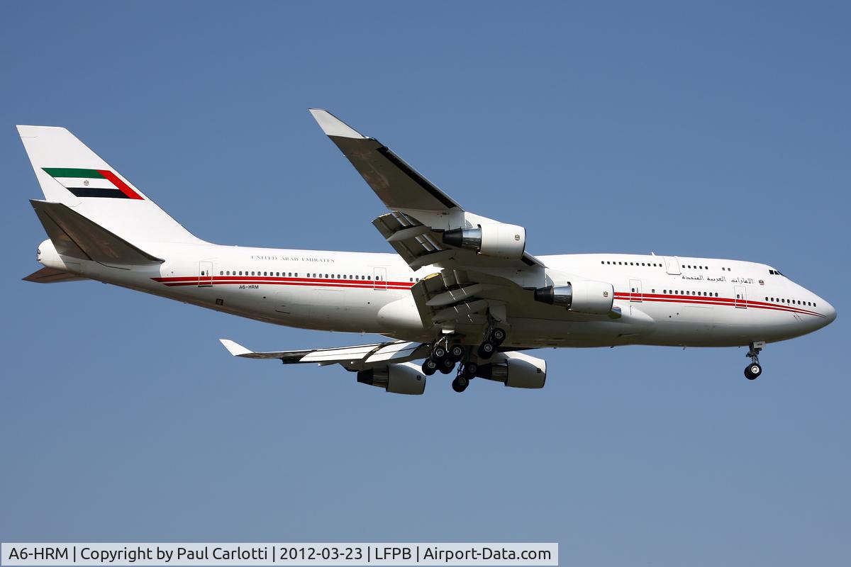 A6-HRM, 1998 Boeing 747-422 C/N 26903, The 