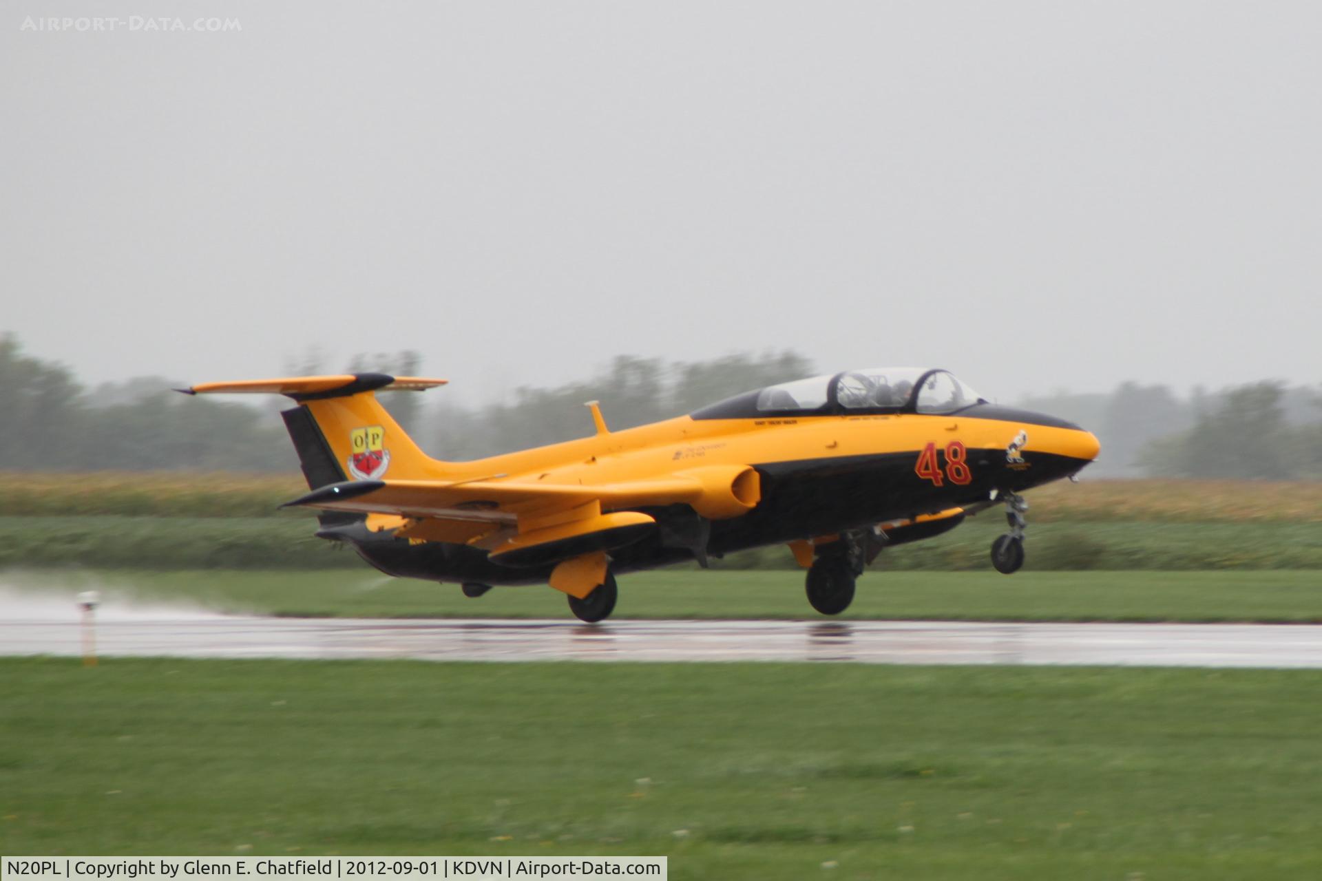 N20PL, 1973 Aero L-29C Delfin C/N 395097, Quad Cities Air Show