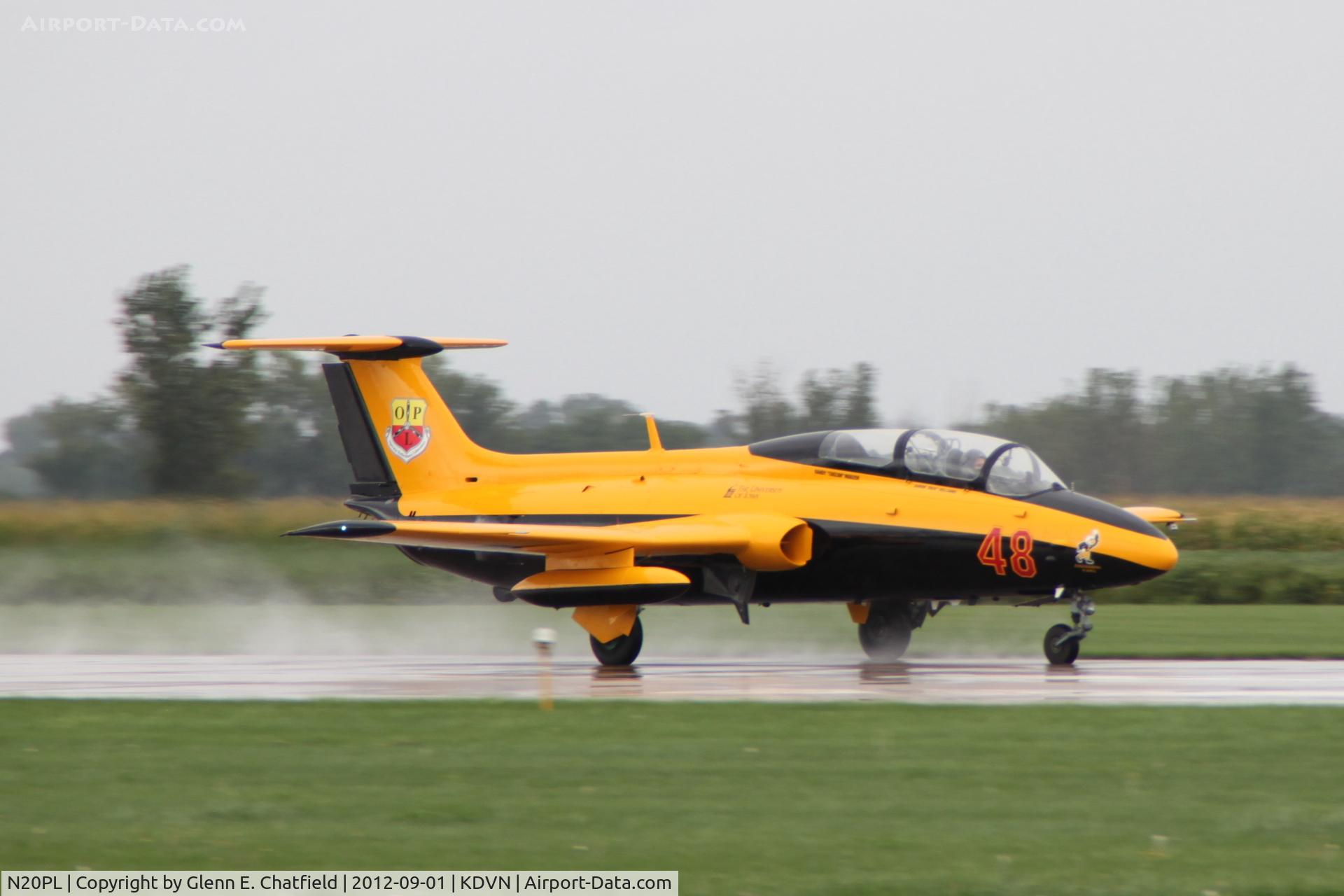 N20PL, 1973 Aero L-29C Delfin C/N 395097, Quad Cities Air Show