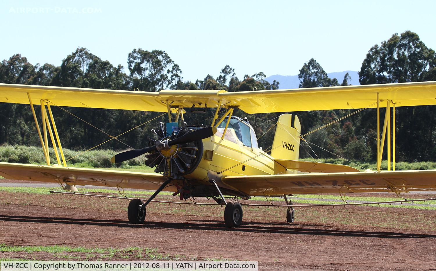 VH-ZCC, 1977 Grumman G-164B Ag Cat B C/N 229B, Atherton Tableland Air Services Grumman G-164B