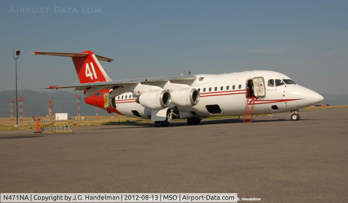 N471NA, 1989 British Aerospace BAe.146-200 C/N E2136, New Neptune Aviation Fire Tanker 41.