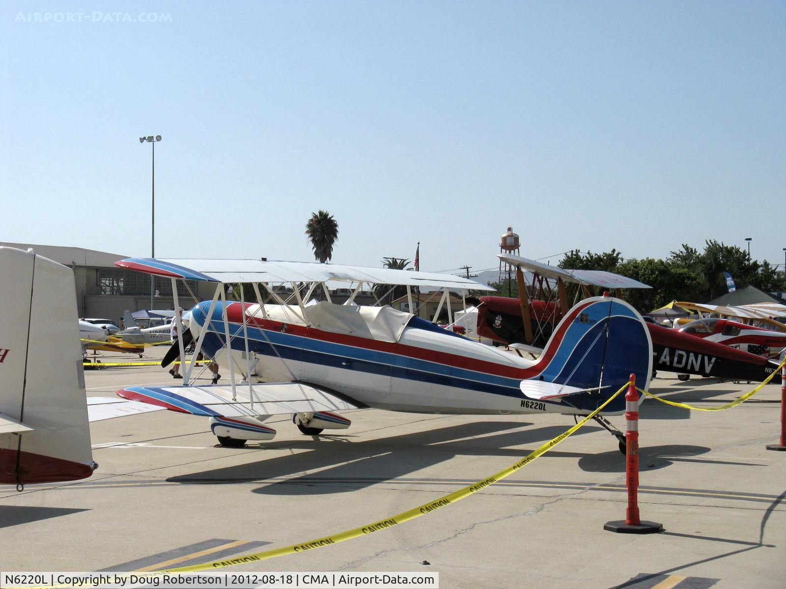 N6220L, 1976 Great Lakes 2T-1A-2 Sport Trainer C/N 0732, 1976 Great Lakes 2T-1A-2 SPORT TRAINER, Lycoming AEIO-360 180 Hp fully aerobatic with four ailerons-quick roll rate