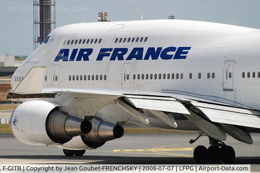 F-GITB, 1991 Boeing 747-428 C/N 24990, AFR [AF] Air France