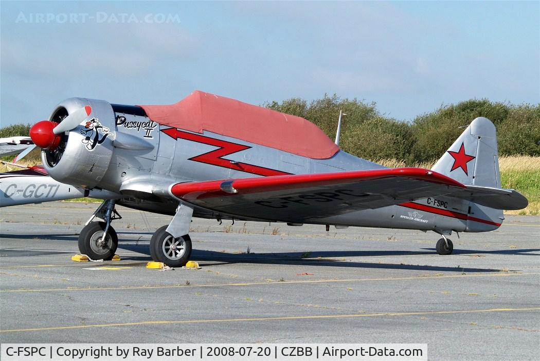C-FSPC, 1952 Canadian Car & Foundry T-6 Harvard Mk.4 C/N CCF4-145, Canadian Car & Foundry T-6J Harvard IV [CCF4-145] Boundary Bay~C 20/07/2008 Named 