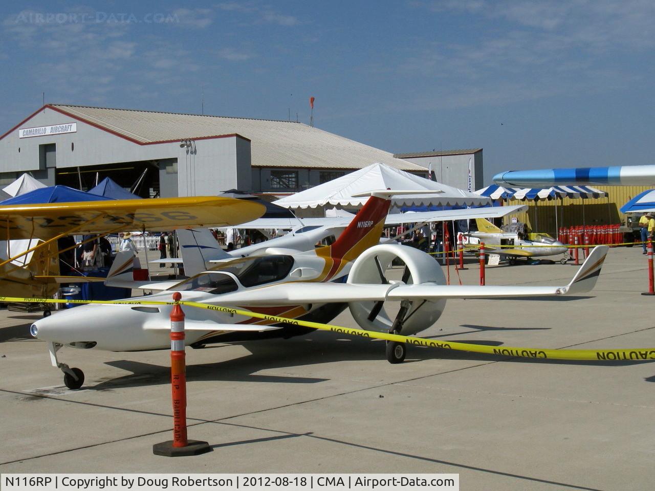 N116RP, Parker Alienair 1 C/N PS1, 2007 Parker ALIENAIR 1, one-off, Toyota Superturbo 290 Hp, triple drive-shaft transmission to triple variable-ducted fans rotorcraft, retractable gear, has taxied but still not flown above a few inches??