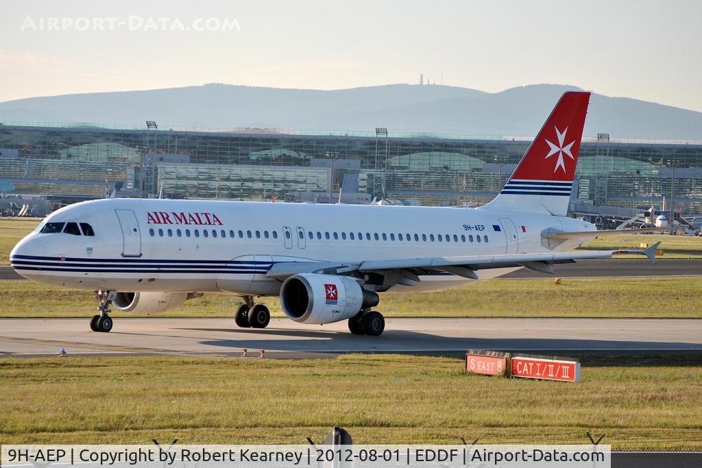 9H-AEP, 2007 Airbus A320-214 C/N 3056, Taxiing around for departure
