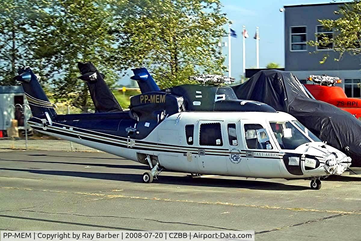PP-MEM, Sikorsky S-76A+ C/N 760092, Sikorsky S-76A [760092] BHS Brazilian (Helicopter Services) Boundary Bay~C 20/07/2008