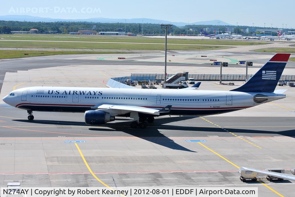 N274AY, 2000 Airbus A330-323X C/N 342, Taxiing out for departure