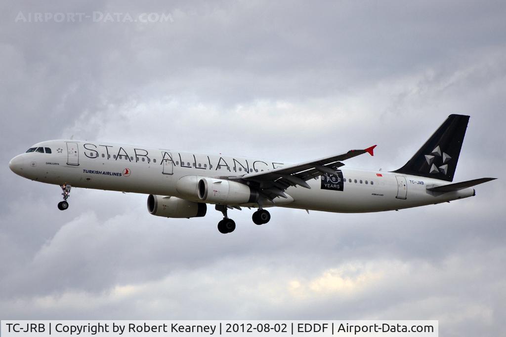 TC-JRB, 2006 Airbus A321-231 C/N 2868, On approach for r/w 25L
