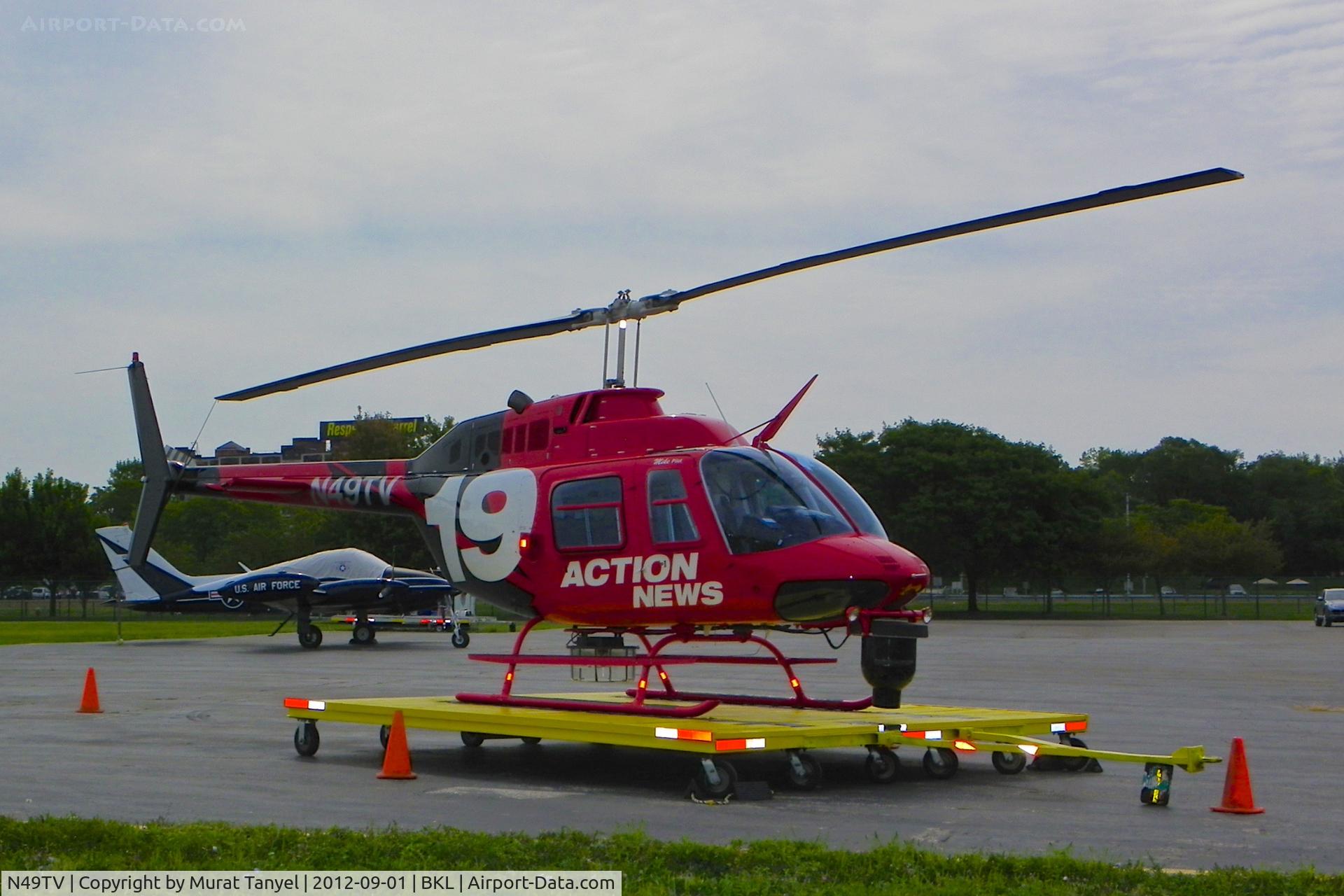 N49TV, Bell 206B JetRanger C/N 3074, @ the 2012 Cleveland National Air Show