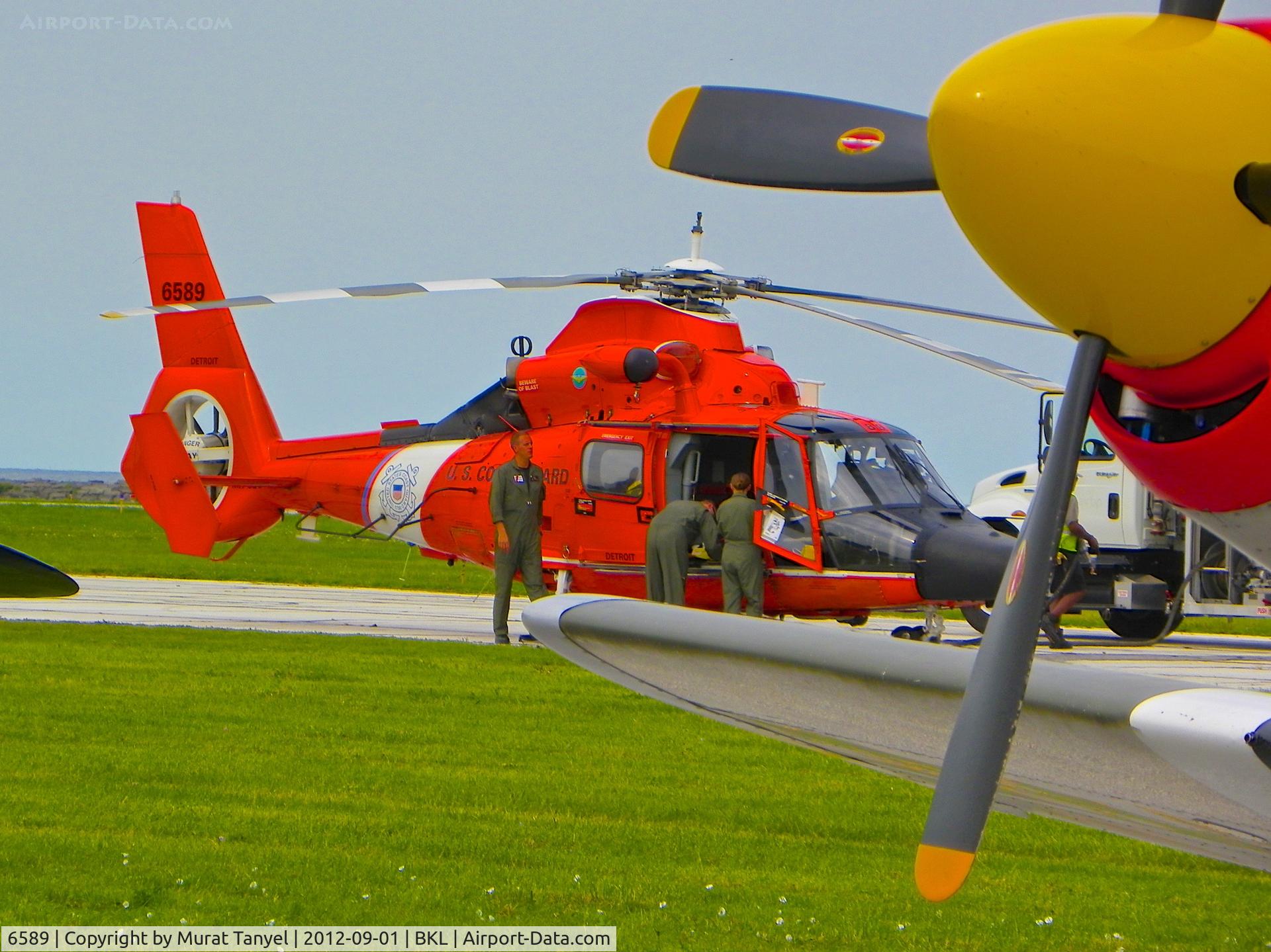 6589, 1988 Aerospatiale HH-65C Dolphin C/N 6289, After the show @ the 2012 Cleveland National Air Show