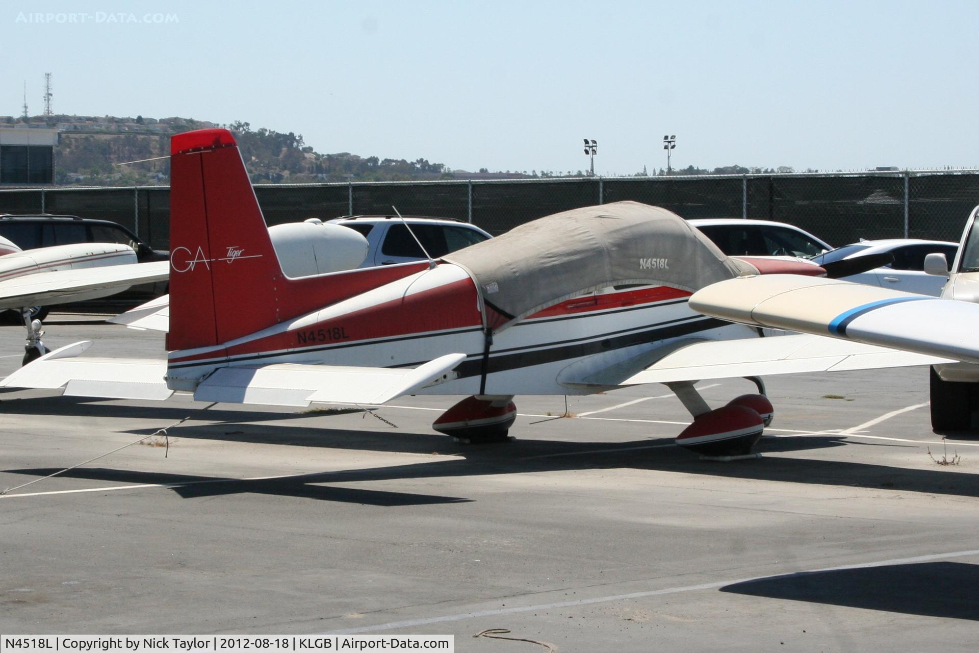 N4518L, 1978 Gulfstream American Corp AA-5B C/N AA5B1041, Parked on the north ramp