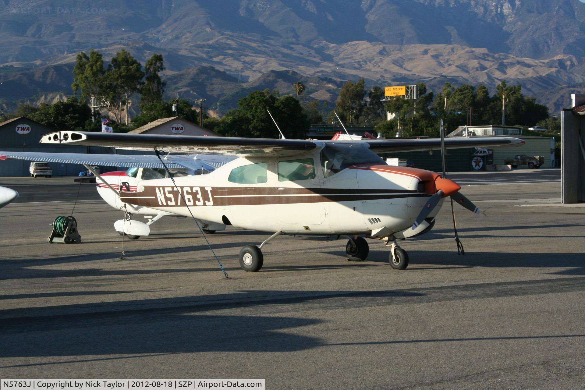 N5763J, 1971 Cessna 210K Centurion C/N 21059463, Tail missing