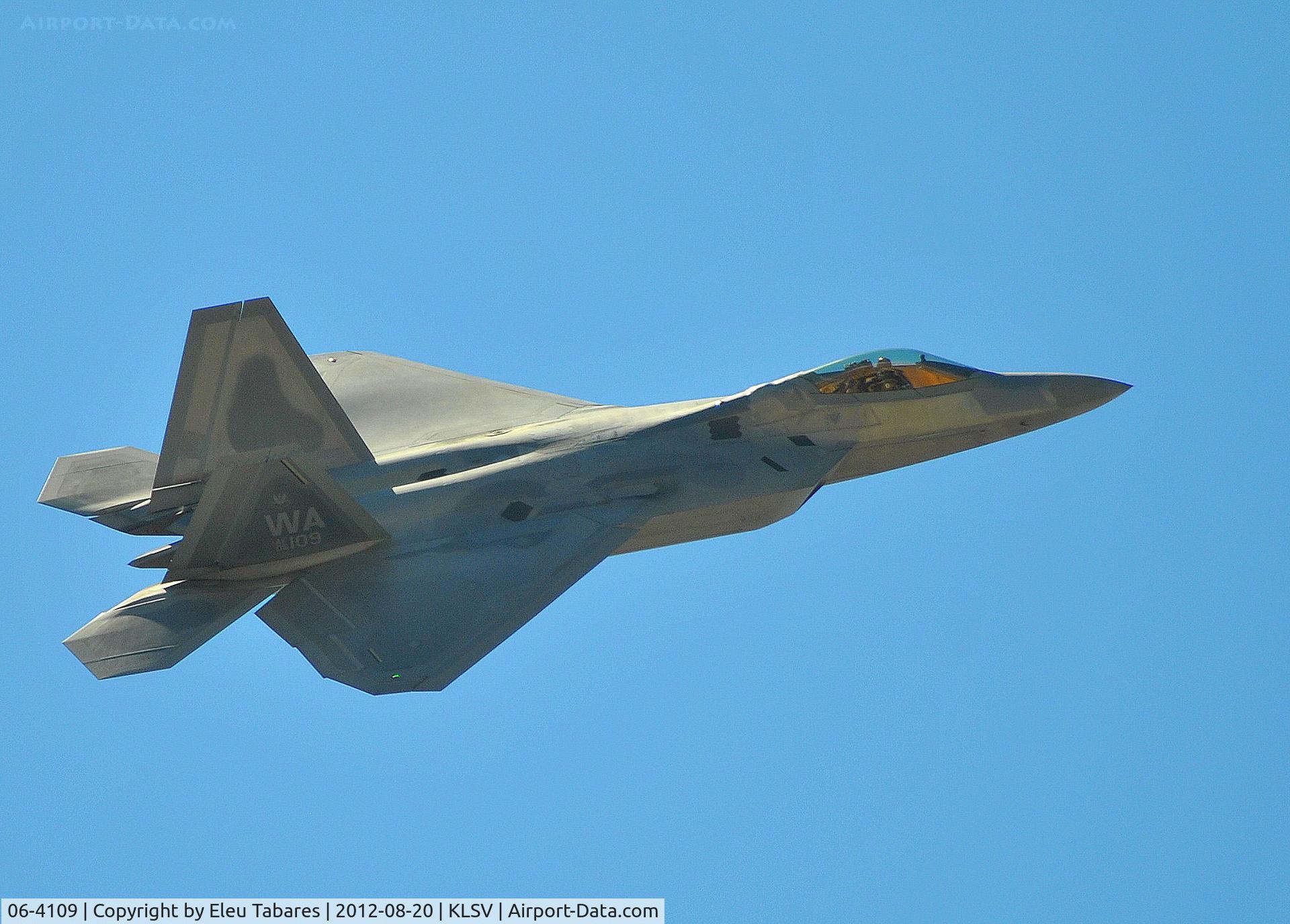 06-4109, Lockheed Martin F-22A Raptor C/N 4109, Taken during an exercise at Nellis Air Force Base, Nevada.