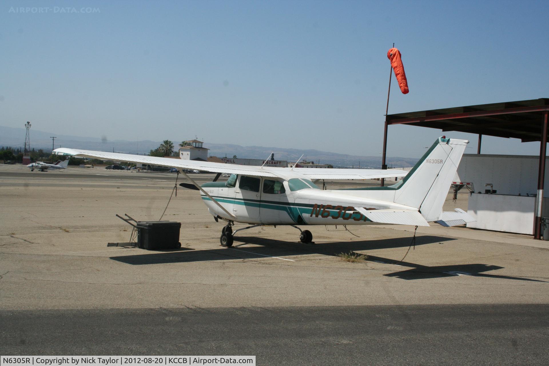 N6305R, 1979 Cessna 172RG Cutlass RG C/N 172RG0157, Parked on the north side