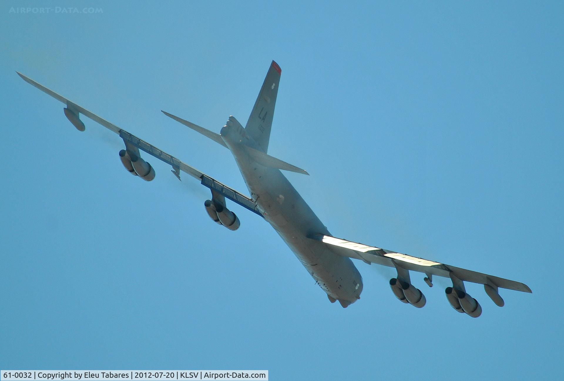 61-0032, 1961 Boeing B-52H Stratofortress C/N 464459, Taken during Red Flag Exercise at Nellis Air Force Base, Nevada.