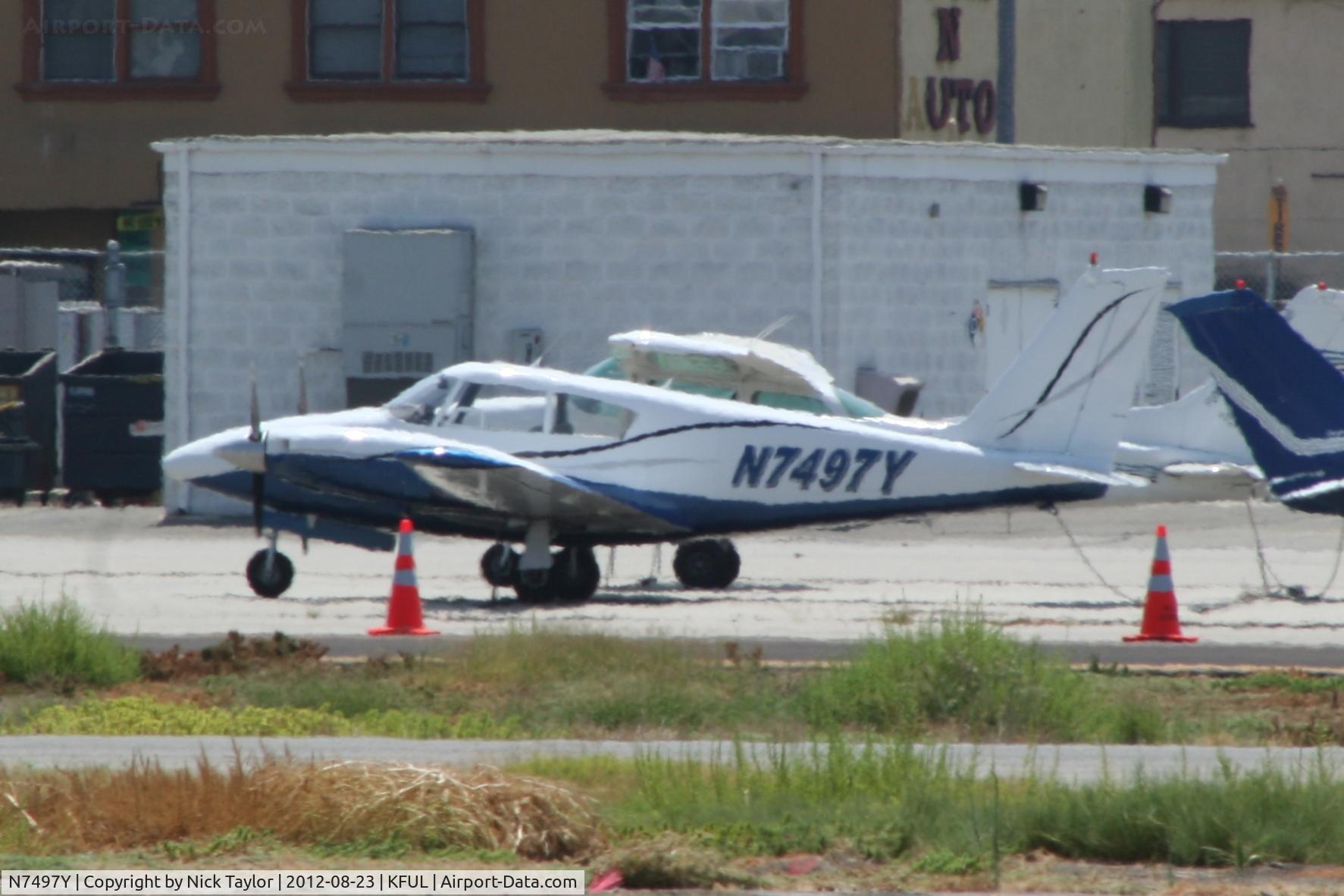 N7497Y, 1964 Piper PA-30 Twin Comanche C/N 30-559, Parked on the south side