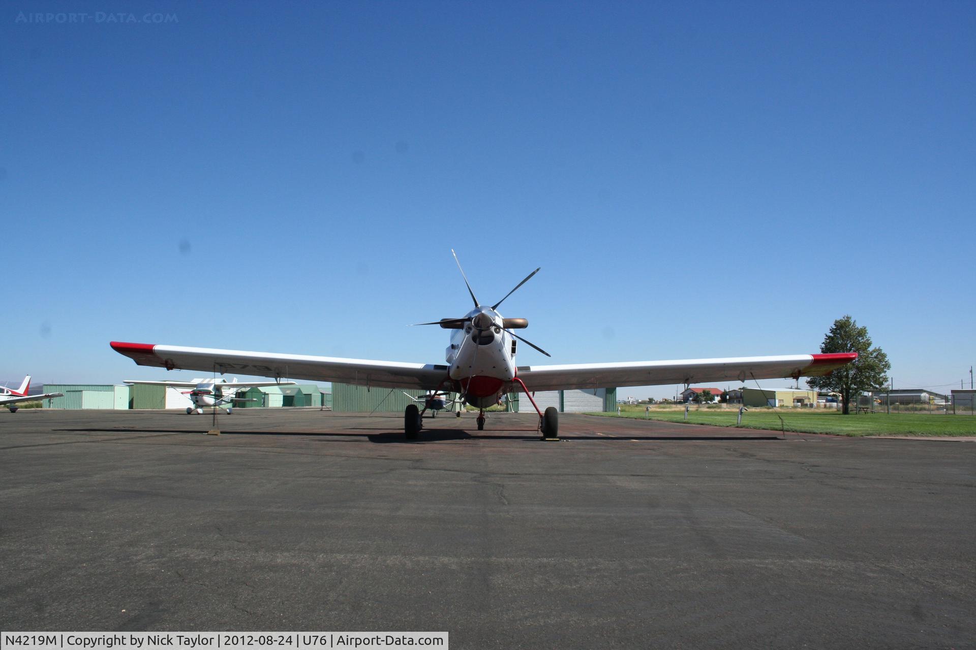N4219M, 2007 Air Tractor Inc AT-802A C/N 802A-0264, Western Pilot Service AT-802A parked on the ramp.