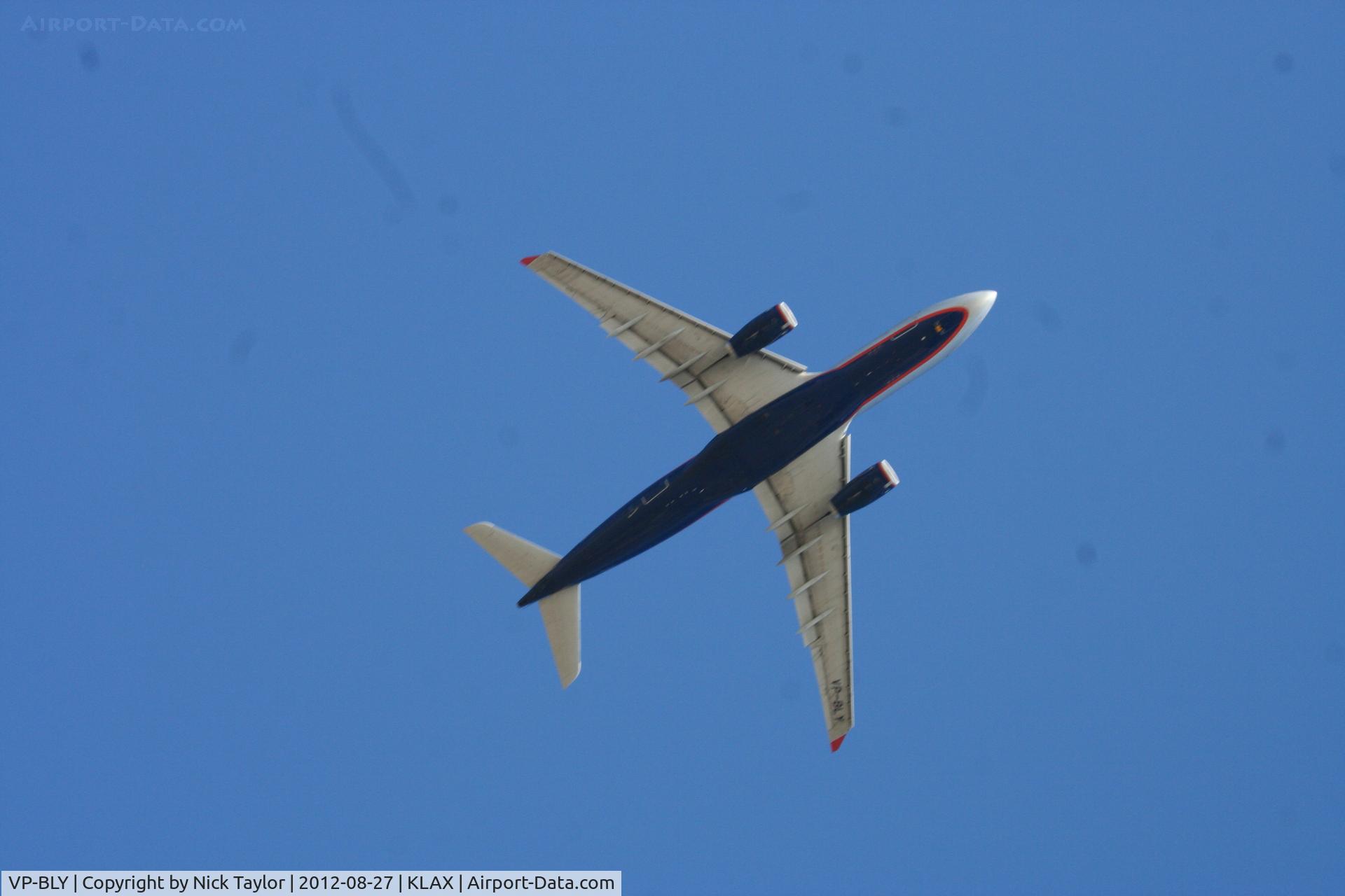 VP-BLY, 2008 Airbus A330-243 C/N 973, Departing from 25L