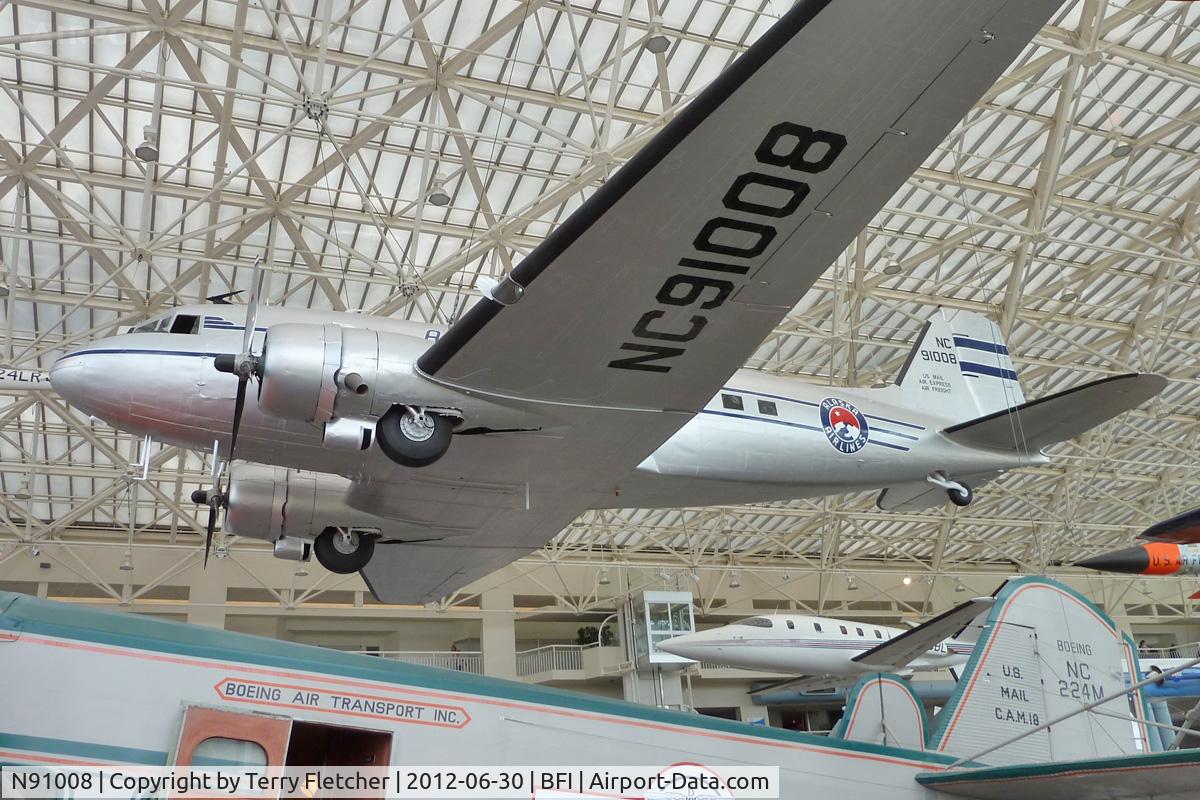 N91008, 1943 Douglas DC-3 C-47A-30-DK C/N 13977, 1943 Douglas DC-3 C-47A-30-DK, c/n: 13977 at Seattle Museum of Flight