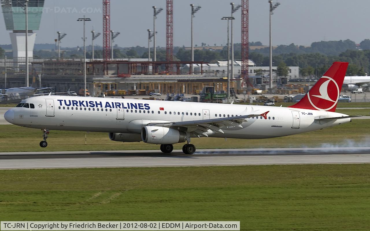 TC-JRN, 2011 Airbus A321-231 C/N 4654, touchdown