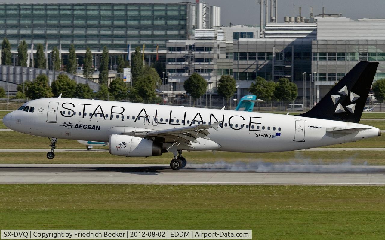 SX-DVQ, 2008 Airbus A320-232 C/N 3526, touchdown