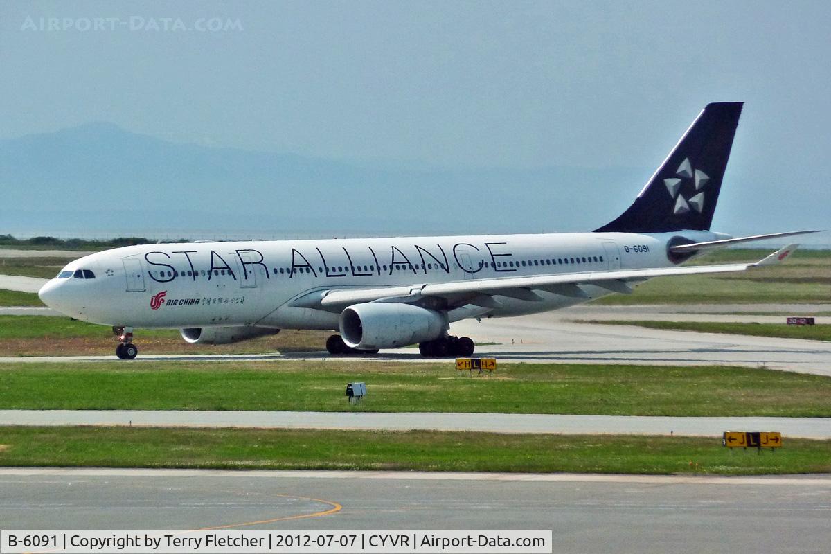 B-6091, 2007 Airbus A330-247 C/N 867, 2007 Airbus A330-247, c/n: 867 at Vancouver