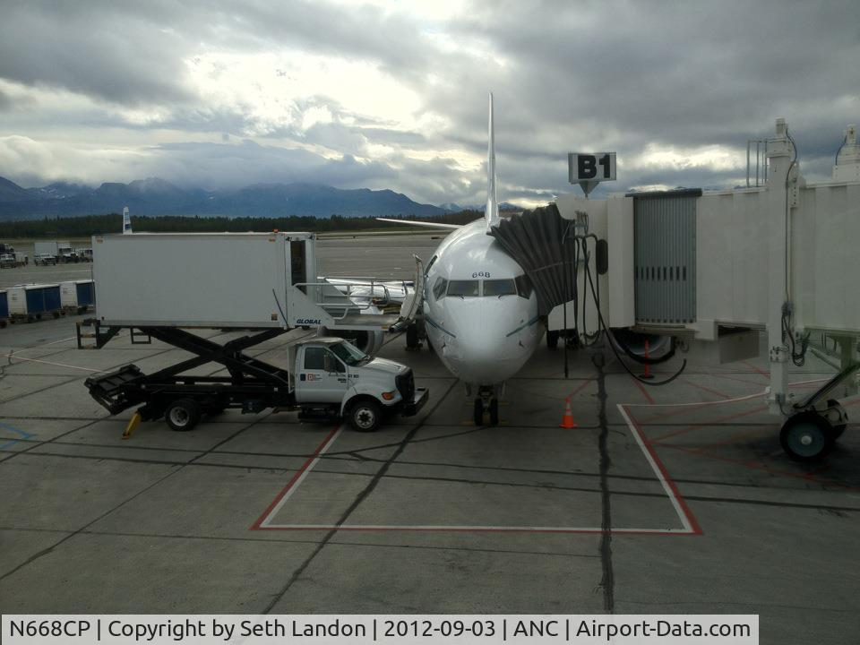 N668CP, 2012 Boeing 737-76N C/N 38028, Taken At Gate B1 in at Anchorage International Airport.