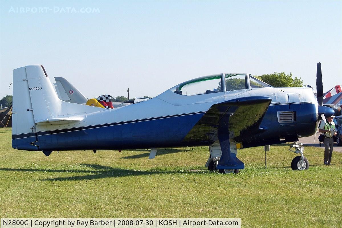 N2800G, 1951 North American T-28A Trojan C/N 174-222, North American T-28A Trojan [174-222] Oshkosh - Wittman Regional~N 30/07/2008