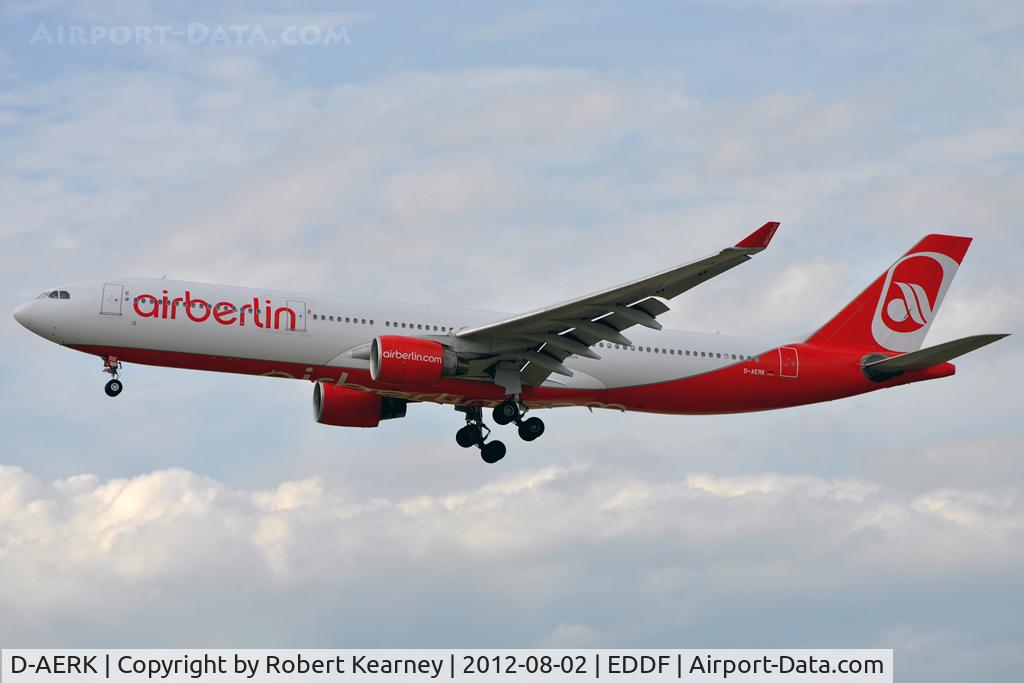 D-AERK, 1996 Airbus A330-322 C/N 120, On finals r/w 25L