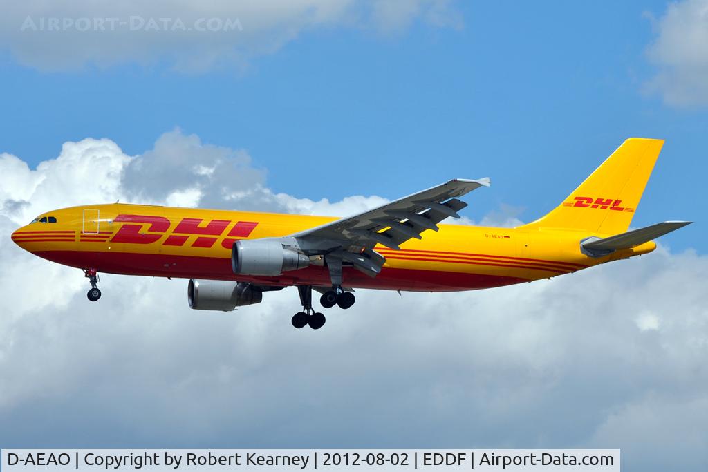 D-AEAO, 1993 Airbus A300B4-622R(F) C/N 711, On finals r/w 25L