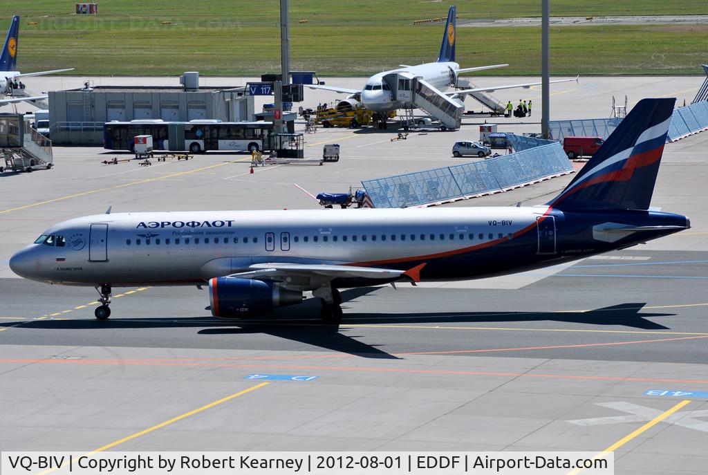 VQ-BIV, 2011 Airbus A320-214 C/N 4649, Taxiing in to parking