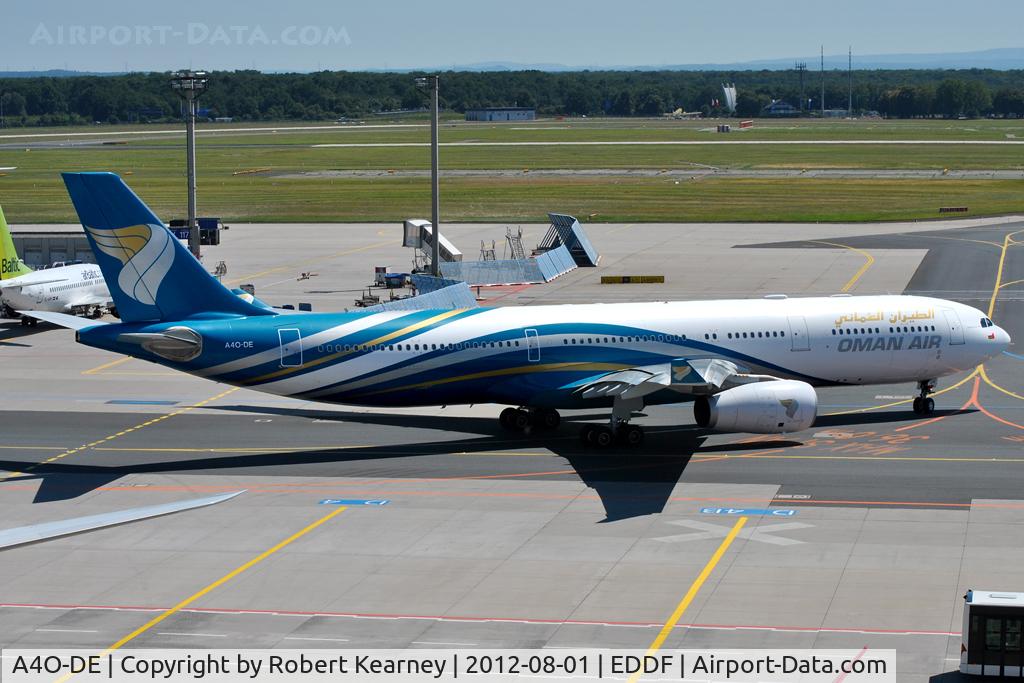 A4O-DE, 2009 Airbus A330-343 C/N 1093, Taxiing out for departure