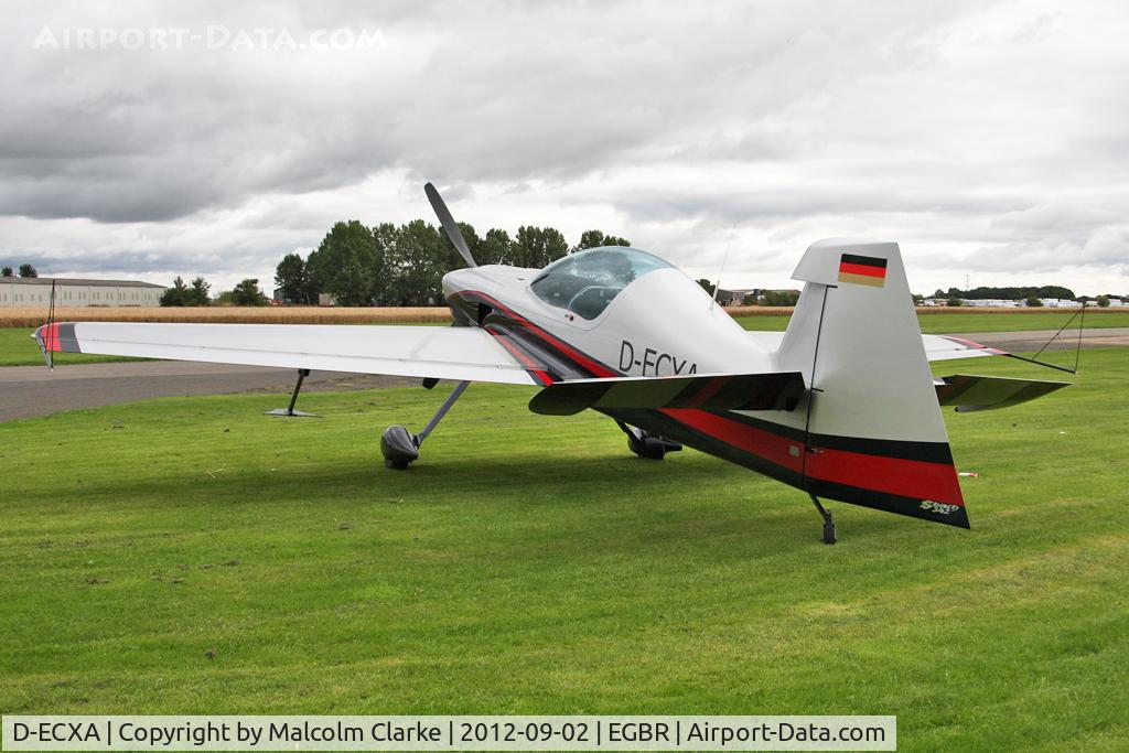 D-ECXA, XtremeAir XA-42 Sbach 342 C/N 109, ExtremeAir Sbach 342 at The Real Aeroplane Club's Wings & Wheels weekend, Breighton Airfield, September 2012.