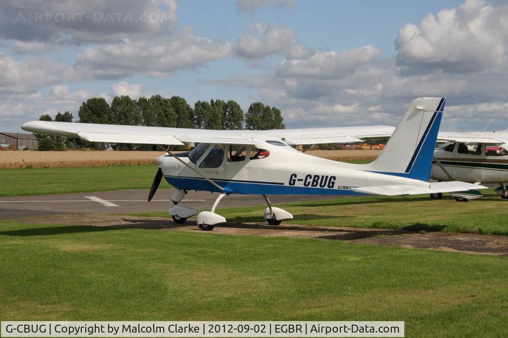 G-CBUG, 2002 Tecnam P-92EM Echo C/N PFA 318-13662, Tecnam P92-EM Echo at The Real Aeroplane Club's Wings & Wheels weekend, Breighton Airfield, September 2012.
