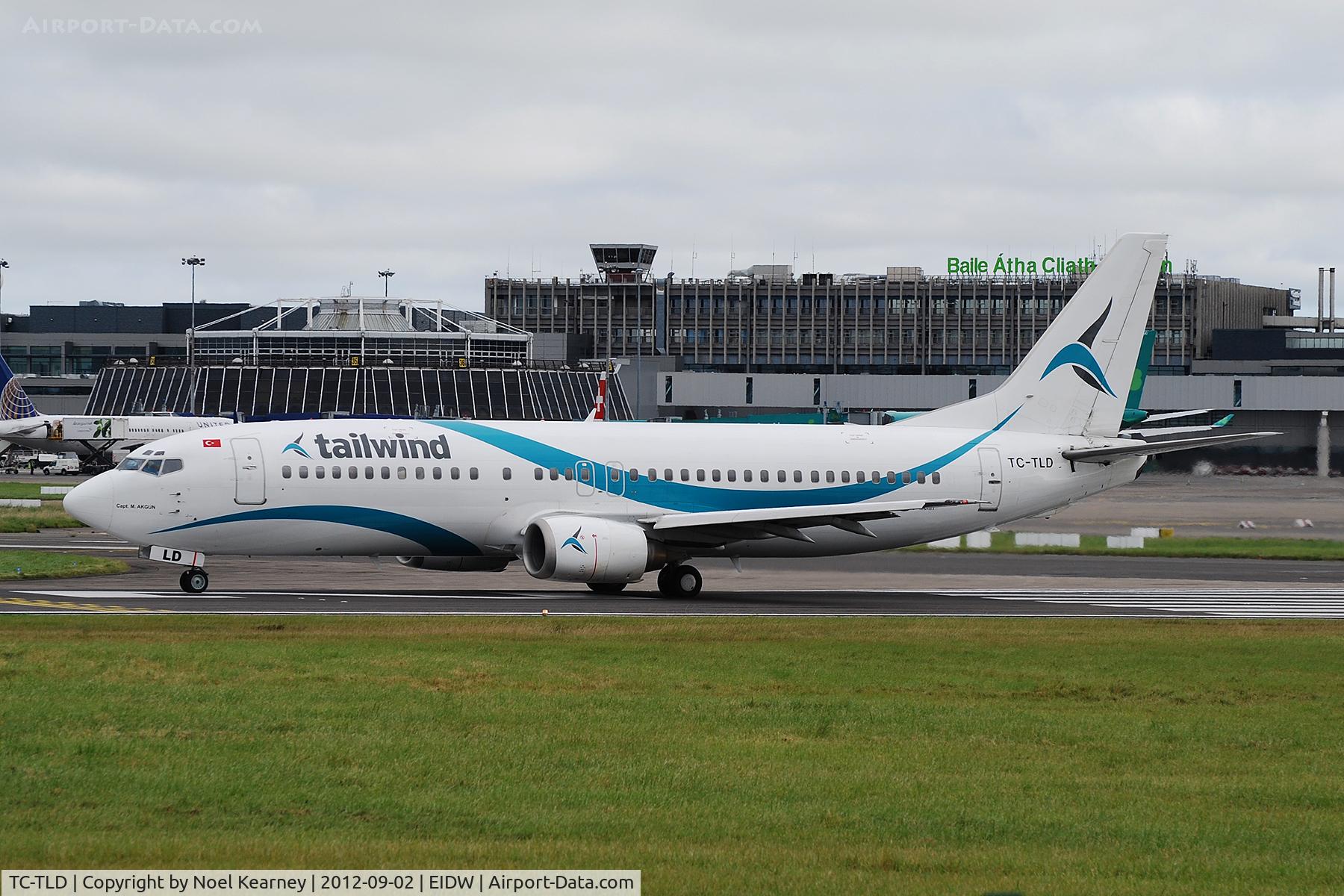 TC-TLD, 1996 Boeing 737-4Q8 C/N 28199, Departing off Rwy 28 at Dublin operating flight TWI881.