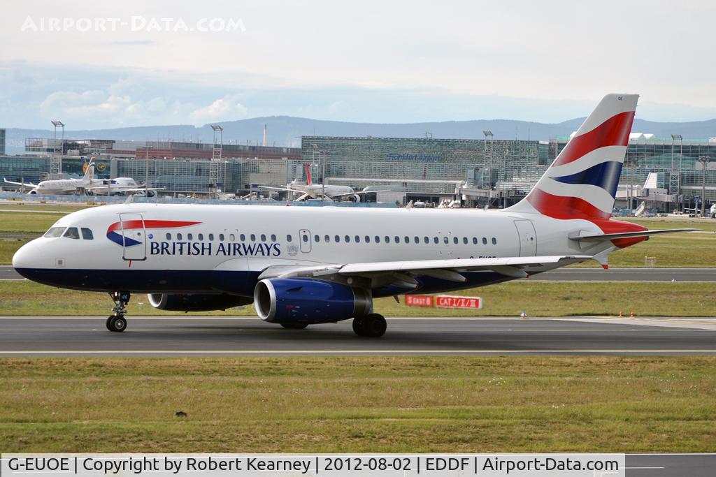 G-EUOE, 2001 Airbus A319-131 C/N 1574, Taxiing around for departure
