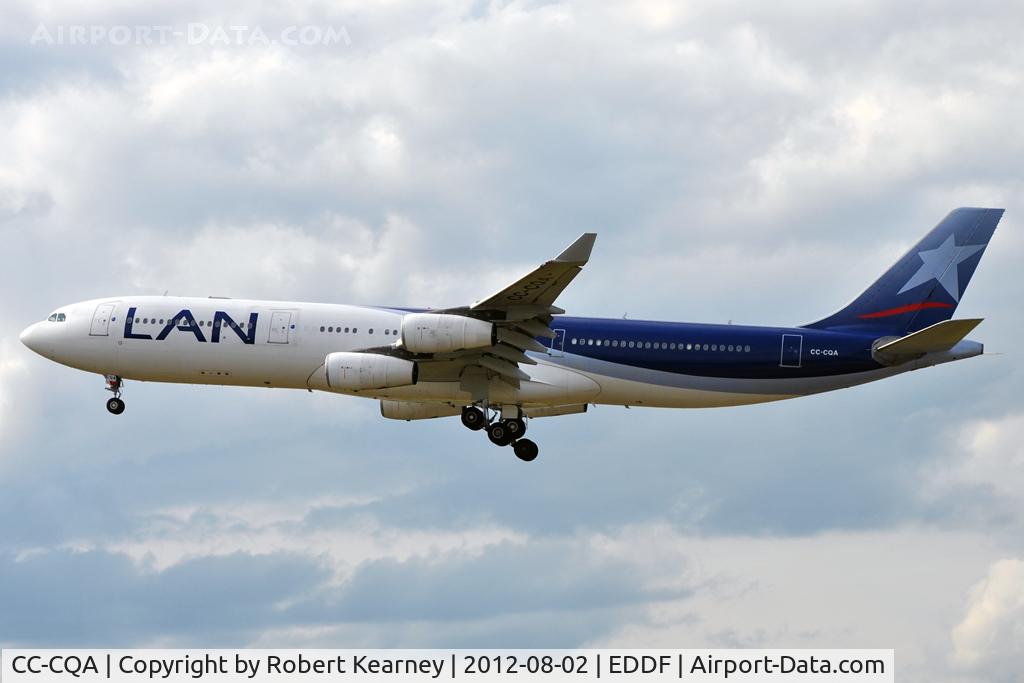 CC-CQA, 2000 Airbus A340-313X C/N 359, On short finals r/w 25L